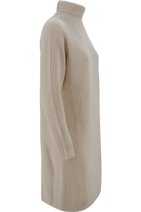 Dresses for Women Max Mara Studio Ribbed Cashmere Blend Dress