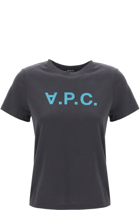 A.P.C. for Women A.P.C. T-shirt With Flocked Vpc Logo
