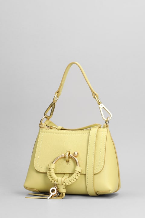 See by Chloé Shoulder Bags for Women See by Chloé Joan Mini Shoulder Bag In Yellow Leather