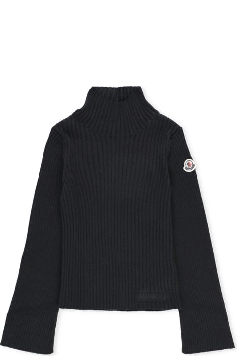 ボーイズ Monclerのニットウェア＆スウェットシャツ Moncler Virgin Wool Sweater