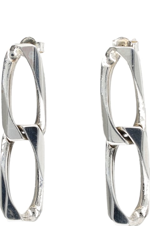 Emanuele Bicocchi for Kids Emanuele Bicocchi Emanuele Bicocchi Silver Chain Link Earrings