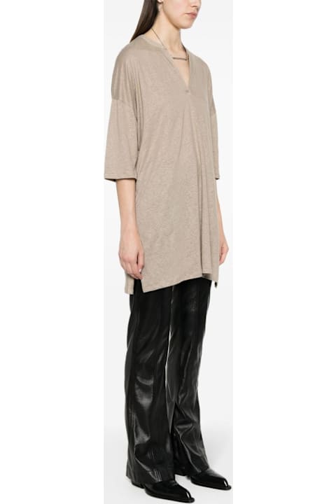 Majestic Filatures for Men Majestic Filatures Linen Blend Tunic Dress