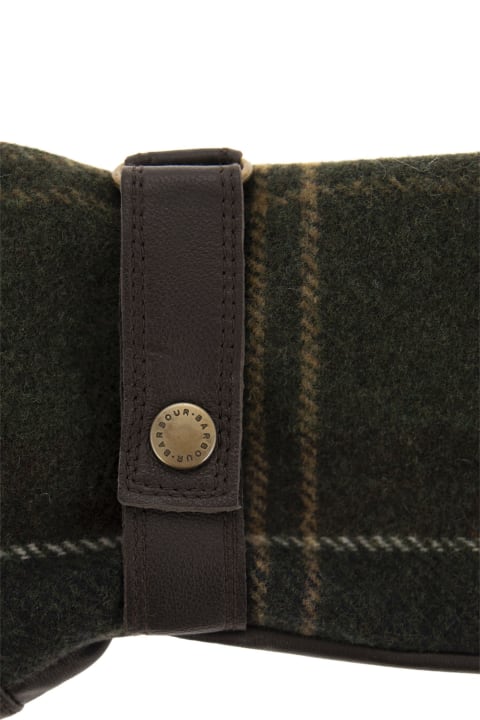 أدوات منزلية Barbour Aubrey Tartan-check Full-finger Panelled Gloves