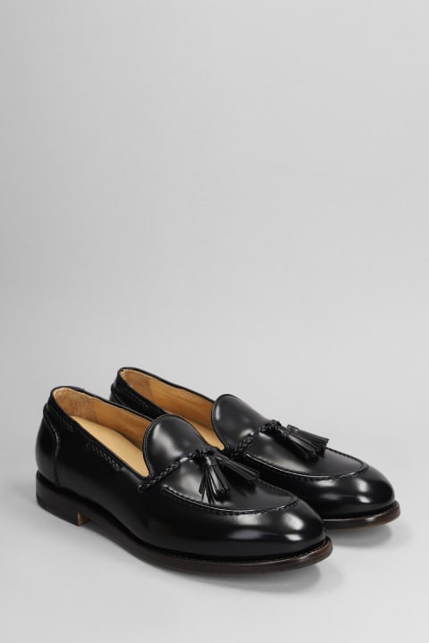 Shoes for Men Premiata Loafers In Black Leather