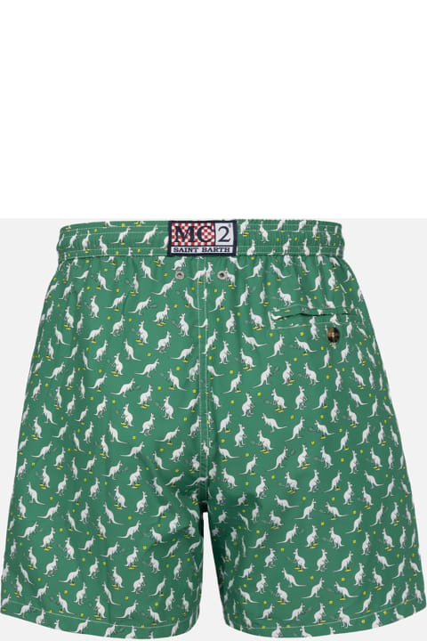 Homeware MC2 Saint Barth Man Lightweight Fabric Swim-shorts Lighting Micro Fantasy With Australian Brand Logo Print | Australian Brand Special Edition