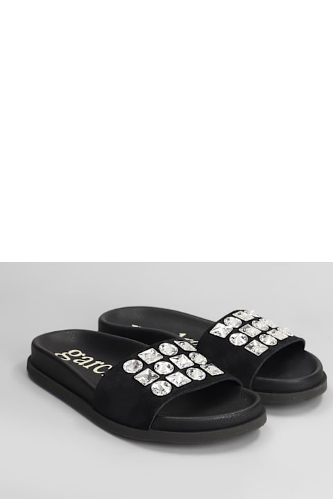 Pedro Garcia Shoes for Women Pedro Garcia Dolomita Flats In Black Suede