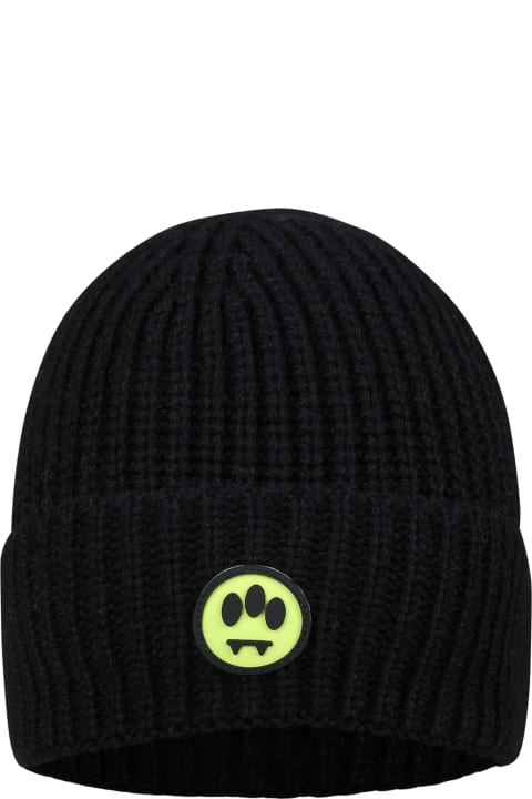Barrow Accessories & Gifts for Boys Barrow Black Hat For Kids With Smiley