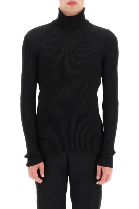 Off-White for Men Off-White Ribbed Techno Knit Turtleneck Sweater