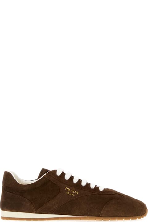Homeware Prada Brown Suede Sneakers