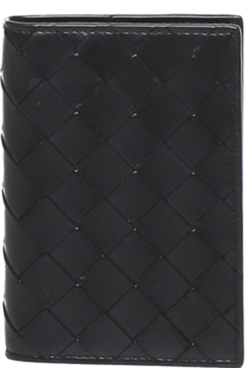 Wallets for Women Bottega Veneta Braided Passport Holder