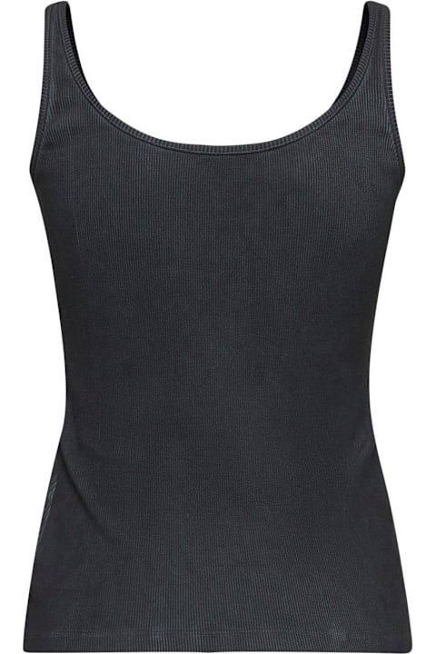 Off-White Topwear for Women Off-White Logo Embroidered Sleeveless Top