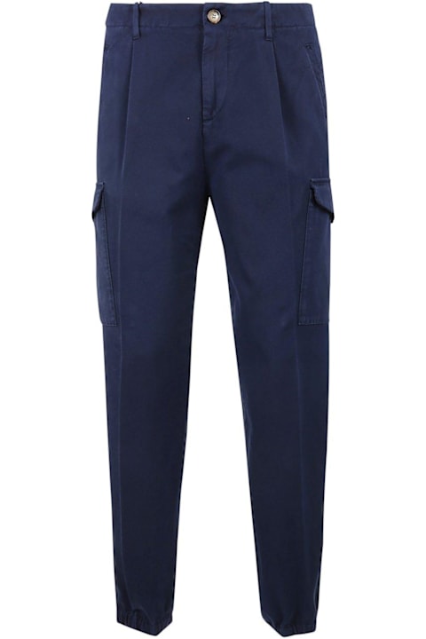 Brunello Cucinelli لـ Men Brunello Cucinelli Pleat Detailed Tapered Cargo Pants