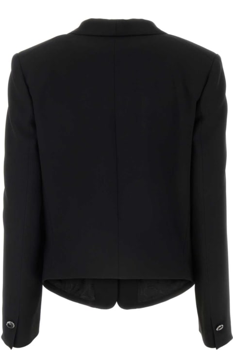 Alberta Ferretti for Women Alberta Ferretti Black Acetate Blend Blazer