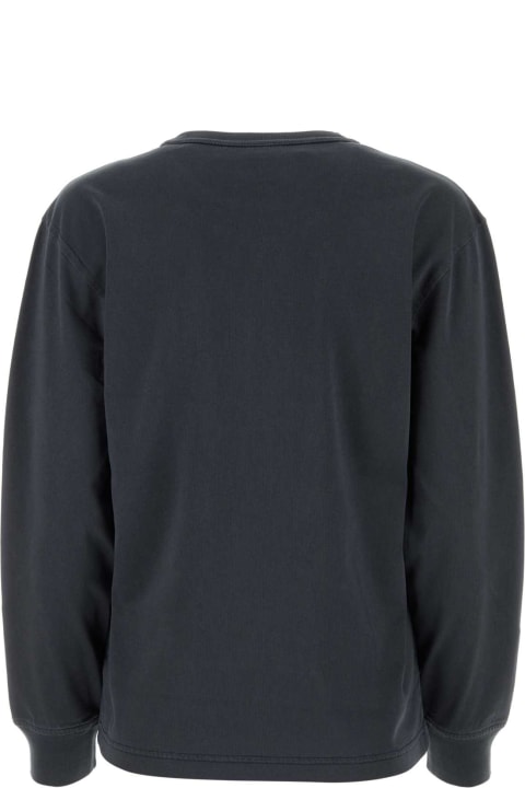 T by Alexander Wang Fleeces & Tracksuits for Women T by Alexander Wang Charcoal Cotton T-shirt