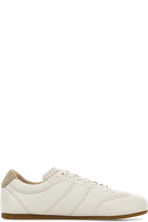 Lemaire Ivory Leather Sneakers