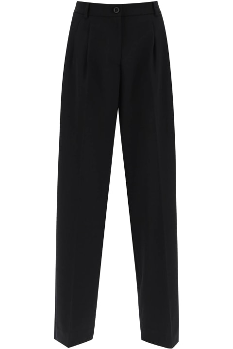 Dolce & Gabbana Pants & Shorts for Women Dolce & Gabbana Flared Wool Pants