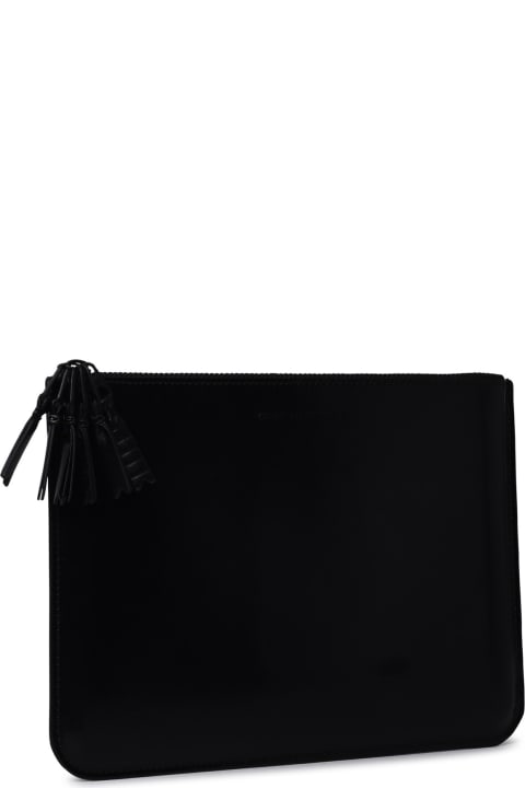 Comme des Garçons Wallet Women Comme des Garçons Wallet 'medley' Black Leather Packet