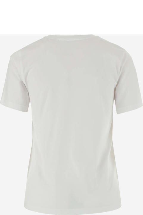 ウィメンズ トップス Burberry Cotton T-shirt With Logo