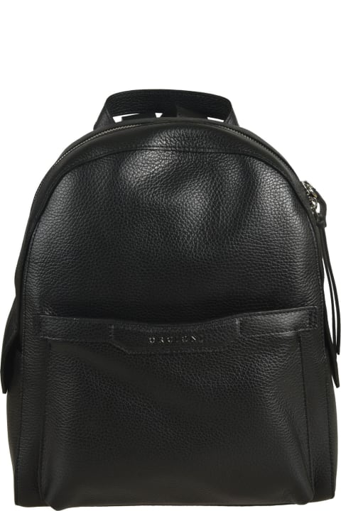 Orciani Backpacks for Women Orciani Zip Logo Detail Backpack