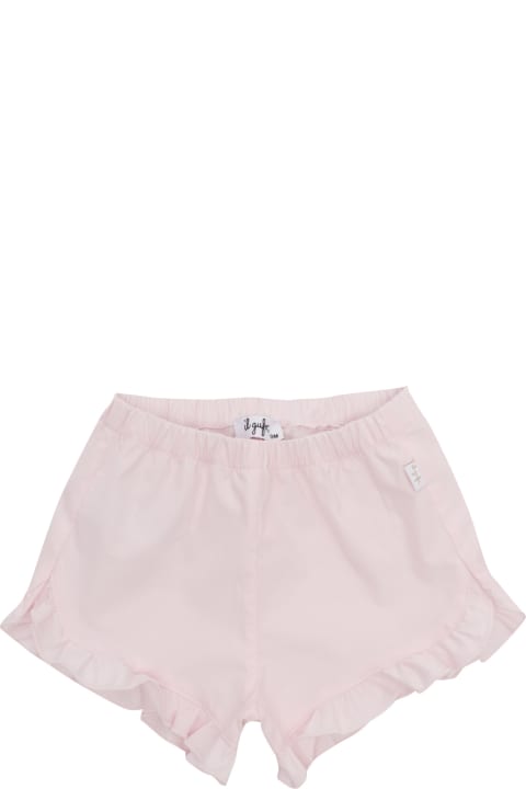 Il Gufo Bottoms for Baby Girls Il Gufo Pink Shorts