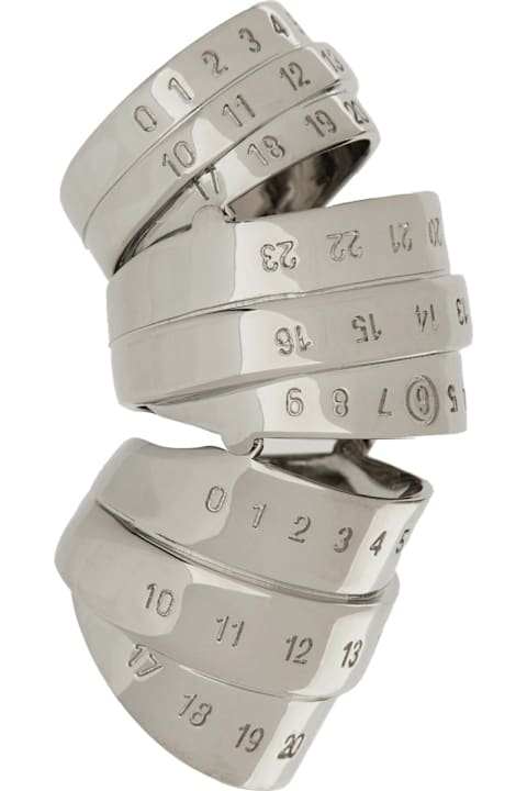 MM6 Maison Margiela Rings for Women MM6 Maison Margiela "numeric" Ring