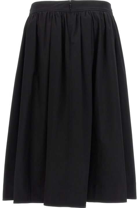 Moschino for Women Moschino Pleated Midi Skirt