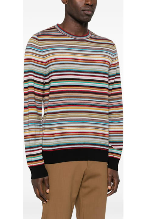 Paul Smith for Kids Paul Smith Signature Stripe Wool Sweater