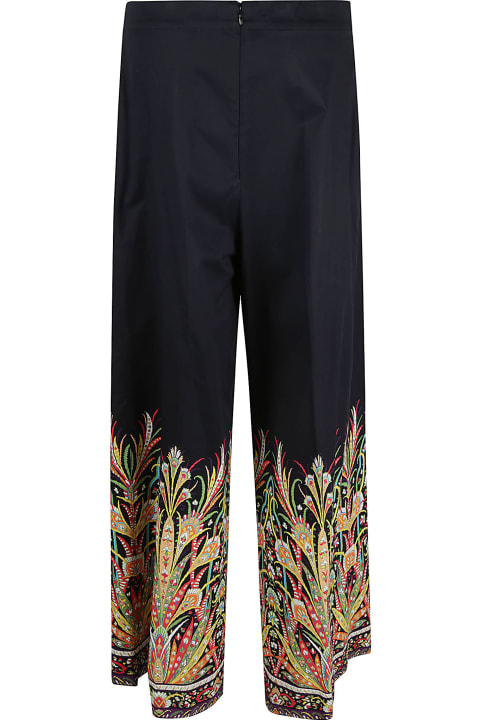 Etro Pants & Shorts for Women Etro Bottom Printed Straight Trousers
