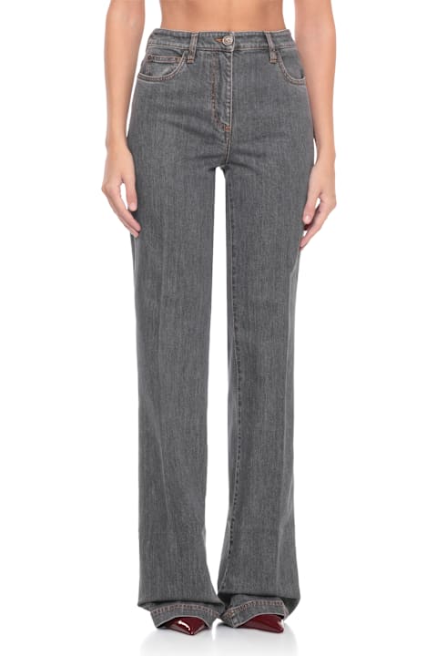 Homeware Etro Jeans With Embroidery