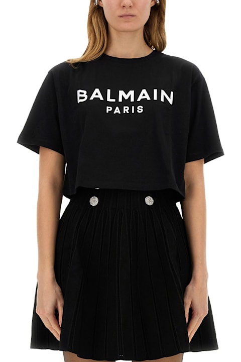 Sale for Women Balmain T-shirt With Logo
