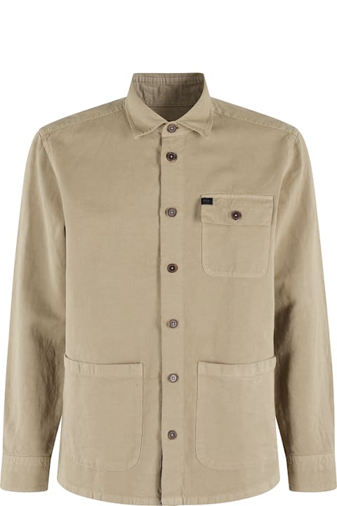 أدوات منزلية Fay Overshirt Canvas Over Fit Shirt