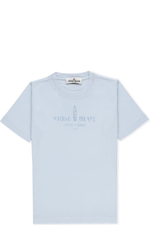Topwear for Girls Stone Island Cotton T-shirt