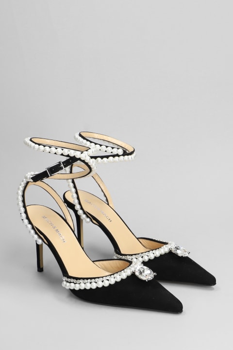 Mach & Mach High-Heeled Shoes for Women Mach & Mach Pumps In Black Suede