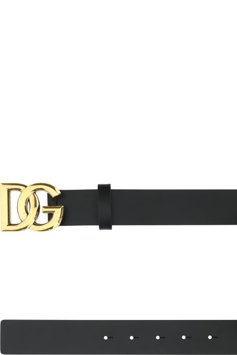 Homeware Dolce & Gabbana Black Leather Belt
