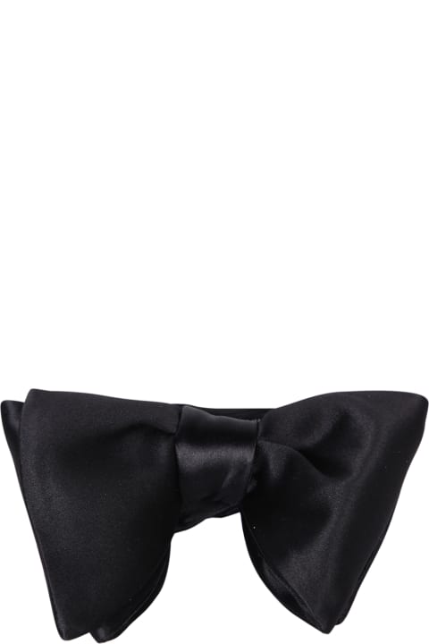 Tom Ford Ties for Women Tom Ford Satin Black Bow Tie