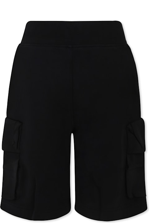 C.P. Company Undersixteen Bottoms for Boys C.P. Company Undersixteen Black Shorts For Boy