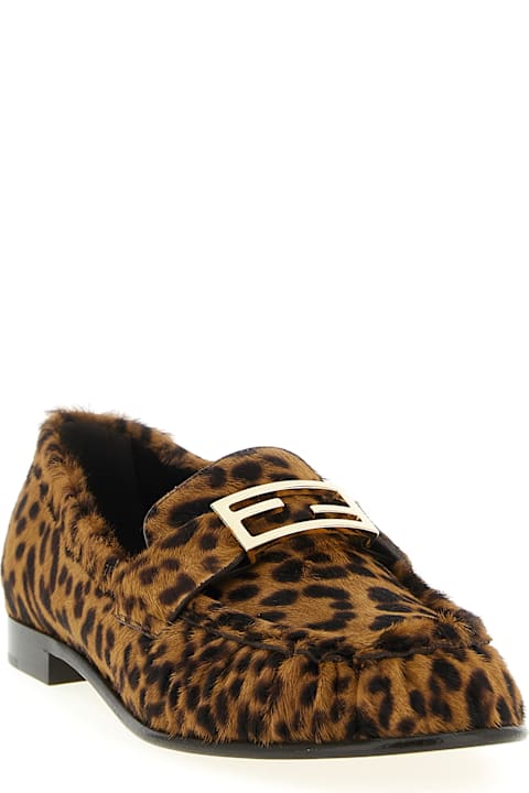 Fendi 
baguette
 Pony Hair Loafers