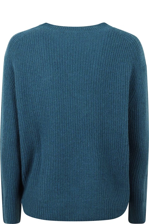 Round Neck Ribbed Sweater