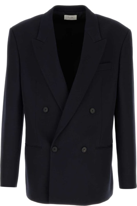 The Row Coats & Jackets for Men The Row Navy Blue Wool Donnes Jacket