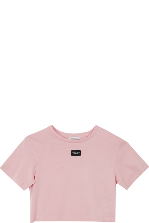 Dolce & Gabbana T-Shirts & Polo Shirts for Girls Dolce & Gabbana T Shirt Manica Corta