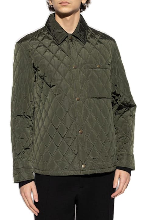 Homeware Burberry Olive Green Nylon Jacket