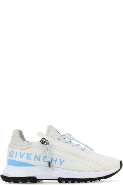 Givenchy Sale for Women Givenchy White Fabric And Leather Spectre Sneakers