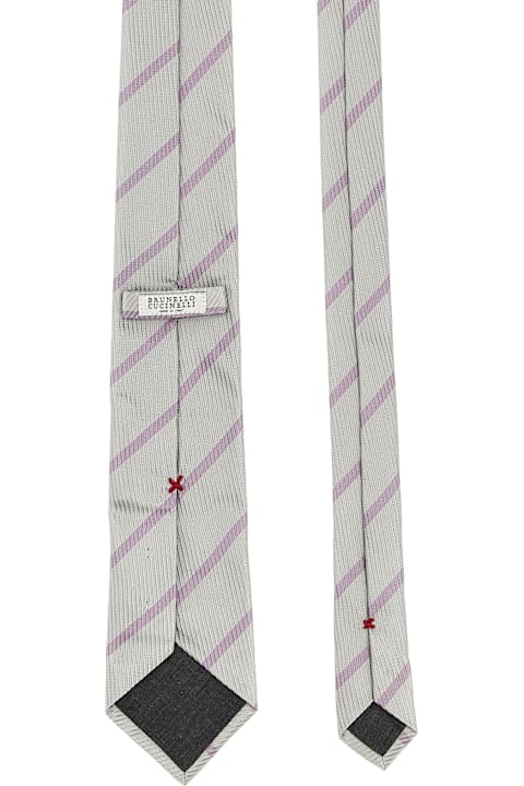 Ties for Men Brunello Cucinelli Silk Tie