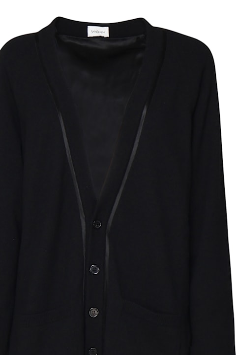 Saint Laurent for Men Saint Laurent Long Cardigan In Pure Wool