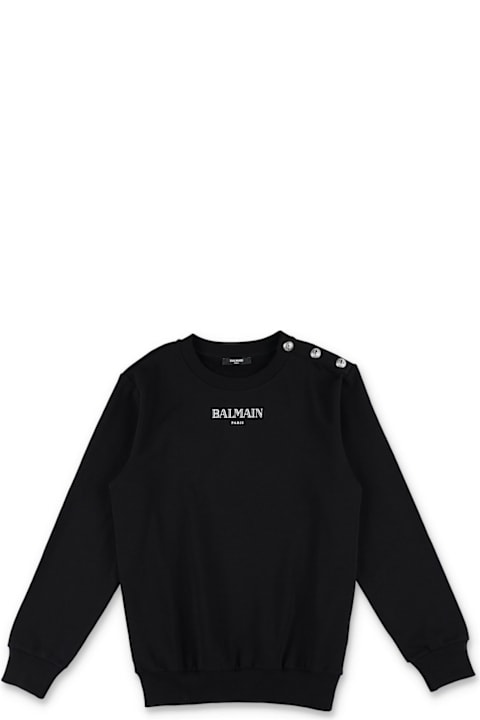 Balmain T-Shirts & Polo Shirts for Boys Balmain Logo-printed Crewneck T-shirt