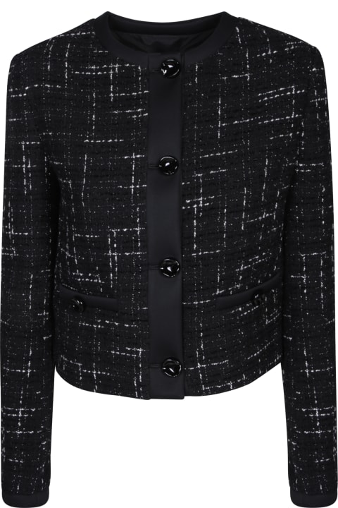 MSGM Coats & Jackets for Women MSGM Tweed Black/white Jacket