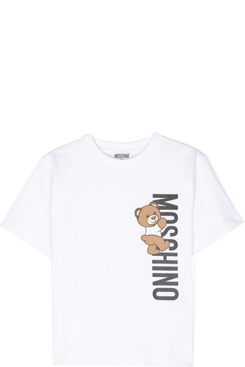 Moschino T-Shirts & Polo Shirts for Girls Moschino T-shirt Con Teddy Bear