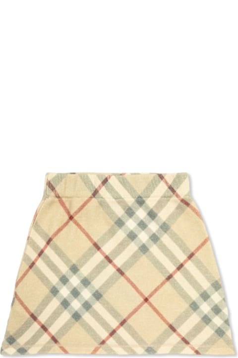 Burberry Bottoms for Girls Burberry Checked A-line Skirt