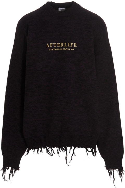 Fashion for Men VETEMENTS 'afterlife' Sweater