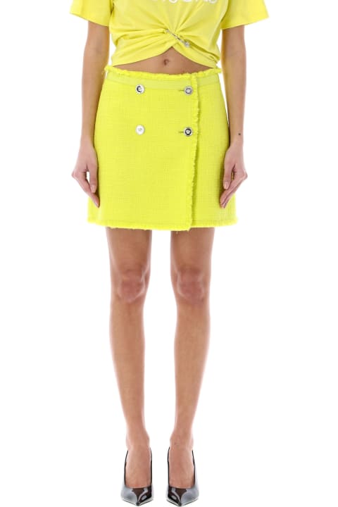 Versace for Women Versace Bouclé Tweed Mini Skirt